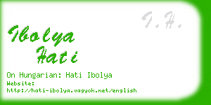 ibolya hati business card